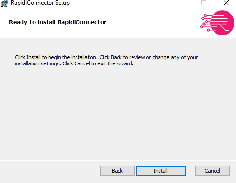 Rapidi Connector Installation